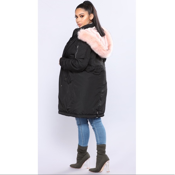 🖤💕Fashion Nova💕🖤 faux fur utility coat jacket - Picture 2 of 7